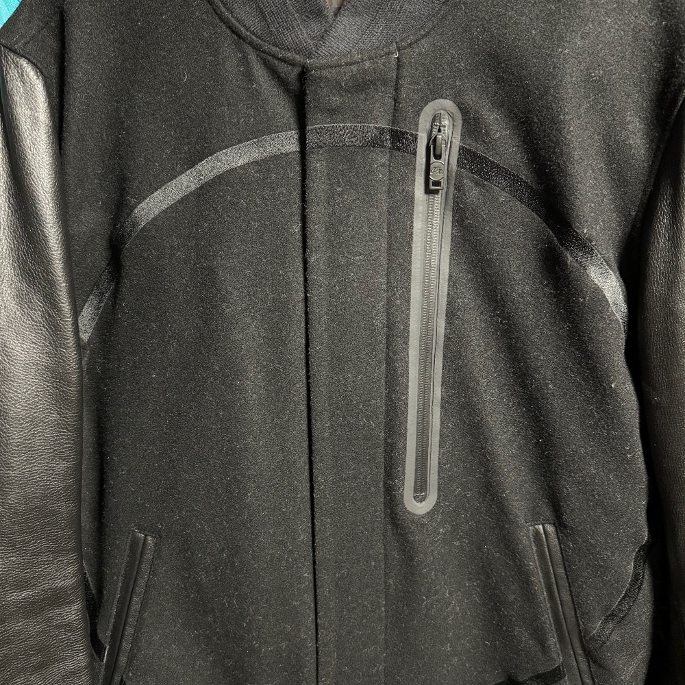 Nike Air Wool/Leather Bomber/Varsity Jacket